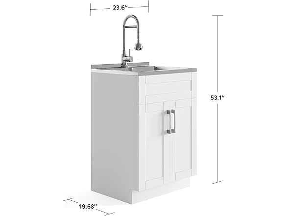 Hennessy All-in-One Utility Sink&Cabinet