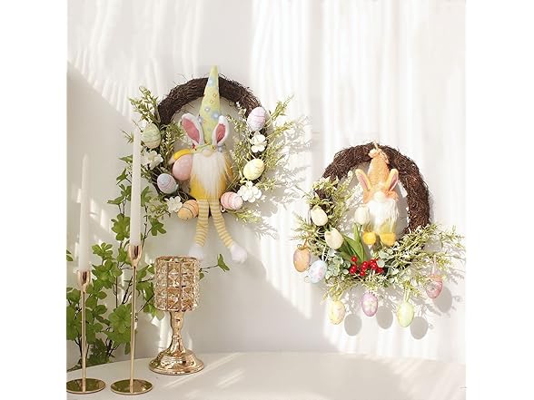 WWYH Home Decor Flowers Rabbits Bunny