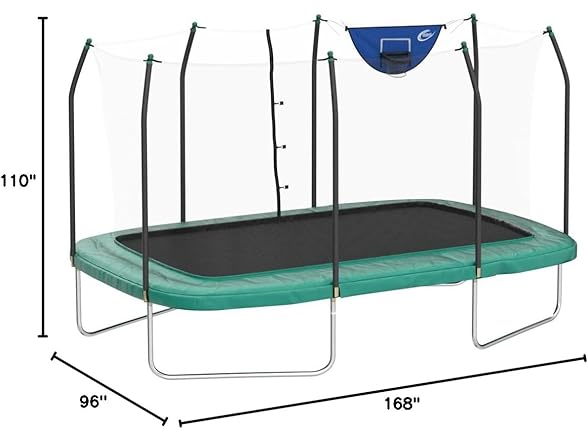 SKYWALKER TRAMPOLINES Jump N' Dunk 14 FT