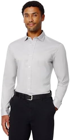 Amazon Essentials Men Slim-fit Stretch Dress Shirt - Gallery 24