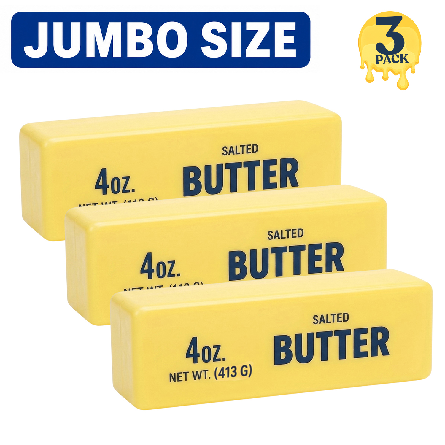 Twilight Squishy Sensory Toys Jumbo Butter, 3PK - Gallery 6