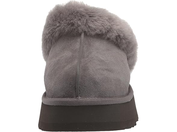 UGG Women's Disquette Slipper, Charcoal,