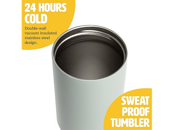 Tasty 30oz Insulated Travel Tumbler Aqua