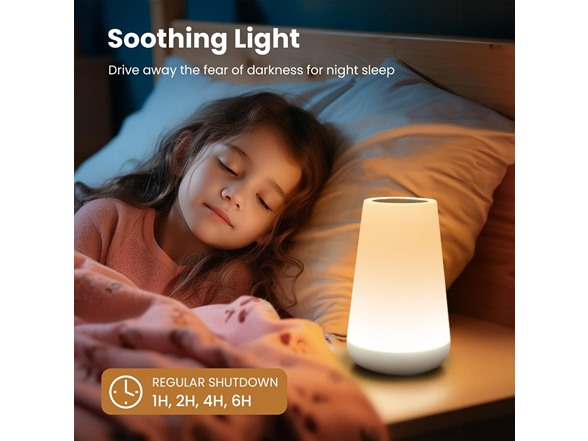 Hakol BH-610 Night Light, Dimmable Touch Lamp
