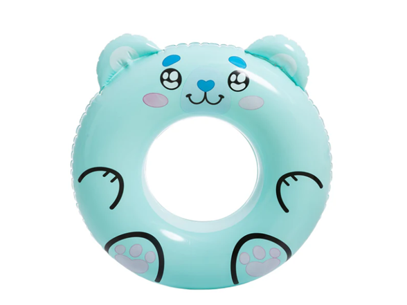 SLOOSH - Inflatable Cute Animal Pool Tubes, 3 Pcs