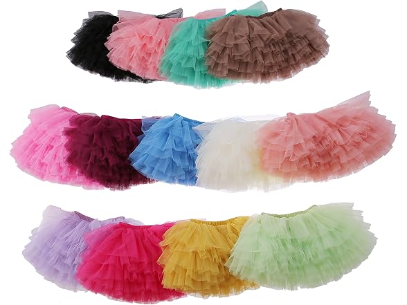 Elamccor (2-3T) Tutu Skirt Baby Girl Tulle Skirts