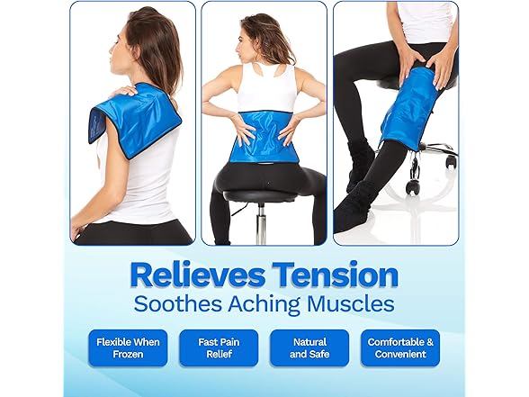 XXL Gel Ice Packs 4pk 11x14.5in