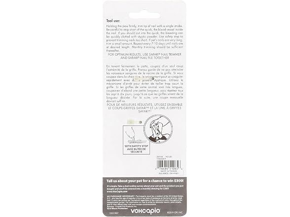 Safari Coa Grmg W6106g Nail Trimmer