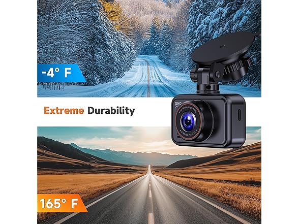 E-YEEGER 2.5K Dual Dash Camera | S60