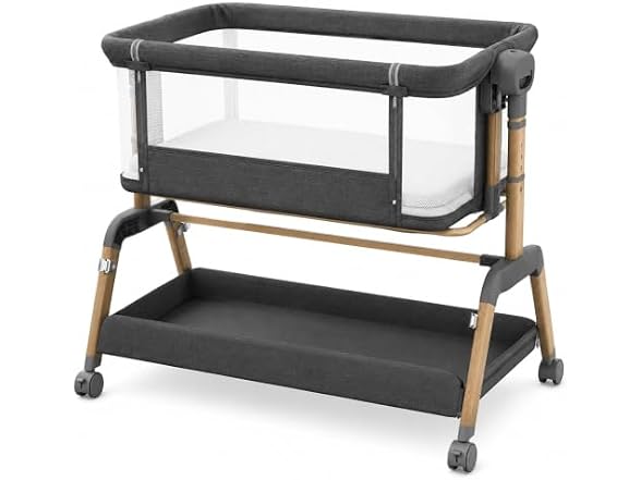 Bolmen Black Rocking Bassinet Bedside Sleeper