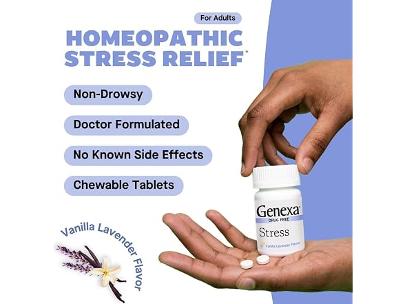 Genexa Stress and Anxiety Relief 60 Tablets