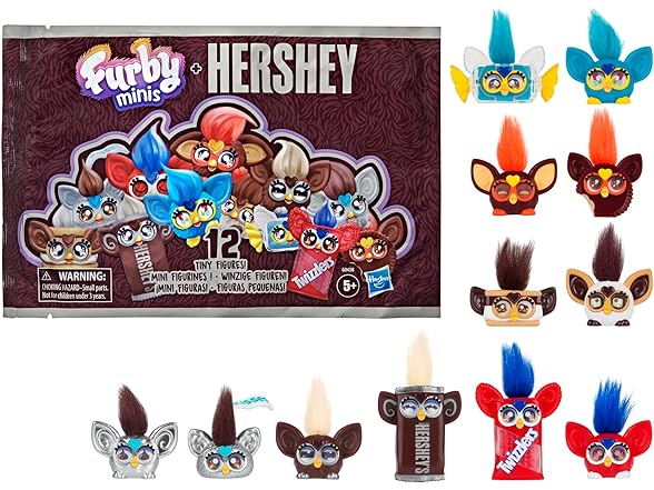 Furby Minis 12 Pack of The Hershey Company Figures