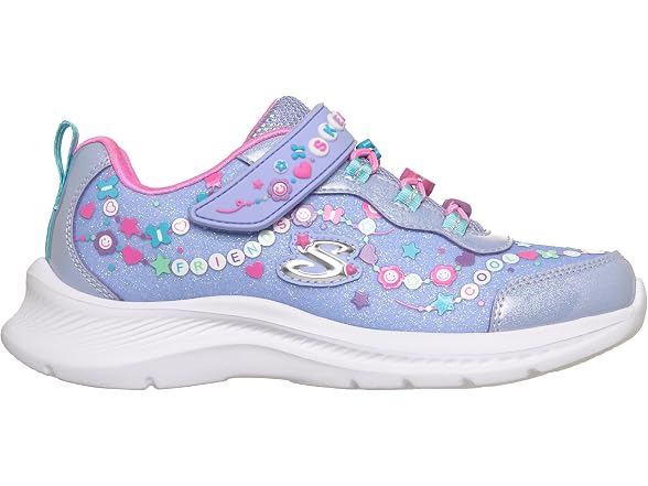 Skechers Girls Jumpsters 2.0-Besties 4Ever Sneaker (3.5)