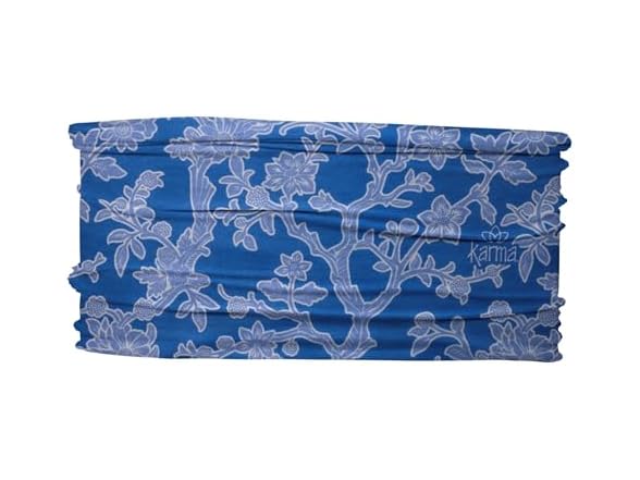Karma Blue Floral Headband for Women 