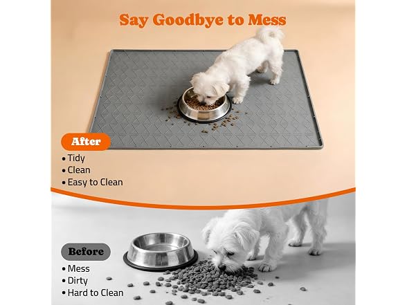 Pawtners 34" X 22" Waterproof Silicone Cat