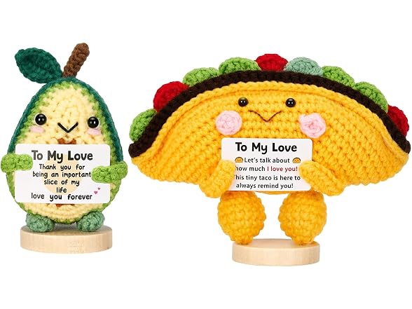 Bafeil 2 PCS Crochet Gift Set
