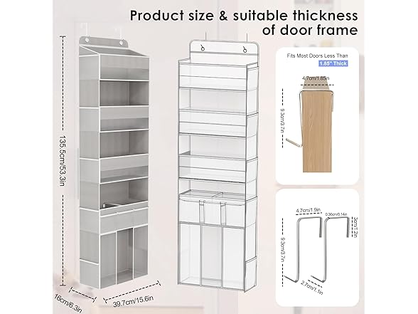 DCCDU Over the Door Organizer
