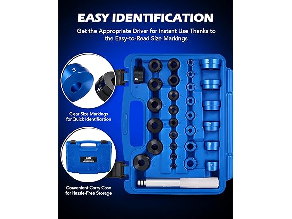 Orion Motor Tech 33pc Bearing Press Kit