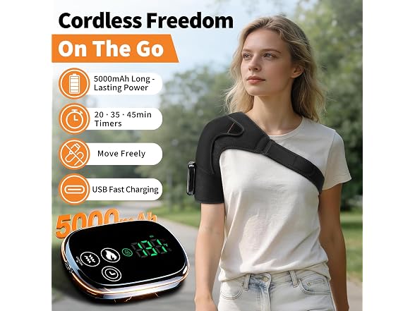 BAISEMAIN Shoulder Heating Pad Massage