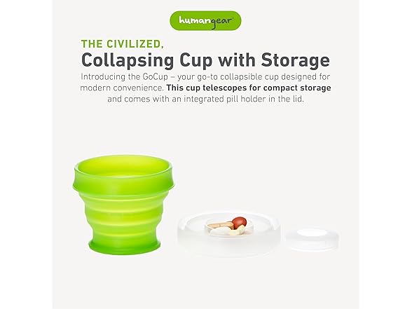 humangear GoCup, Small, Green