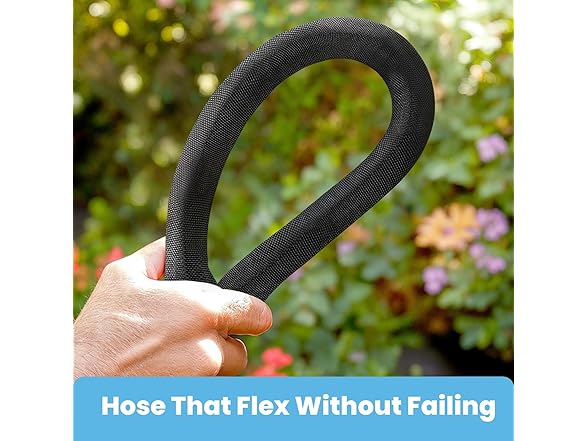 2025 Upgraded 50FT Non-Expanding Garden Hose