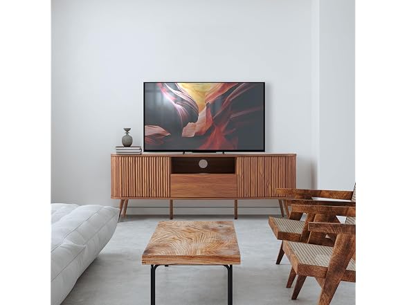 JONATHAN Y Damien 70 Curved TV Stand