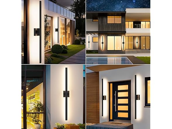 BesLowe Long Outdoor Wall Lights