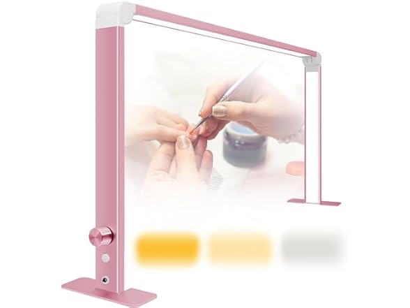 Foldable Square Nail Table Lamp