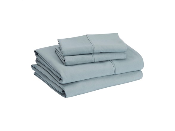 Amazon Basics 4Pc Blue Sheet Set, Full