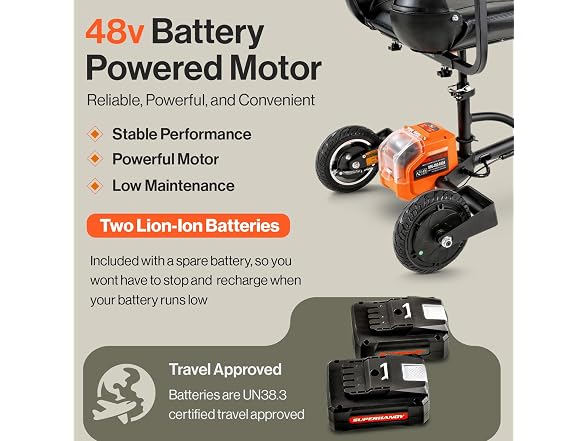 SuperHandy Passport Pro 4W Orange 330lb