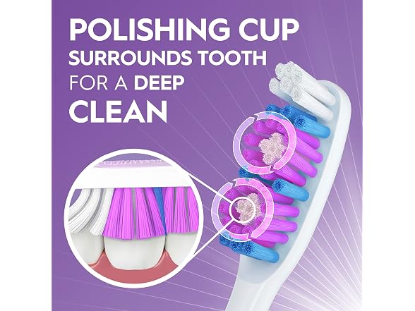 Oral B 3D White Stain Eraser 4 Count Soft Manual