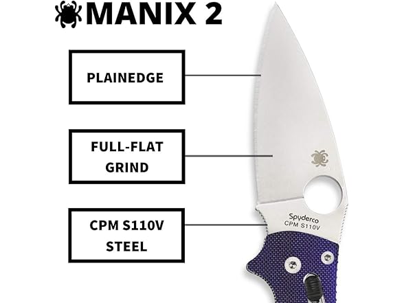 Spyderco Manix 2 Signature Knife