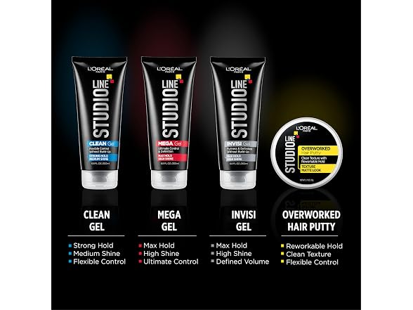 LOreal Studio Line Clean Gel Strong Hold 6.8oz