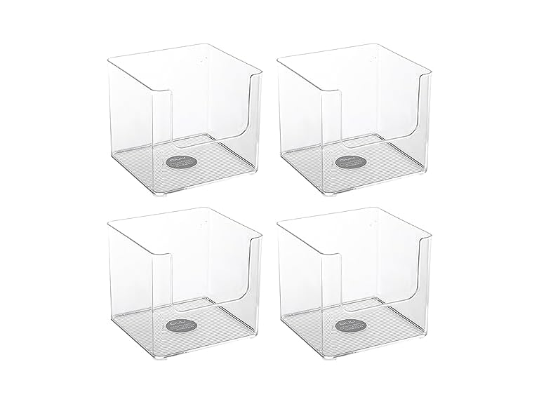 Fridge Bins Kitchen Storage & Organization Accessories, Clear