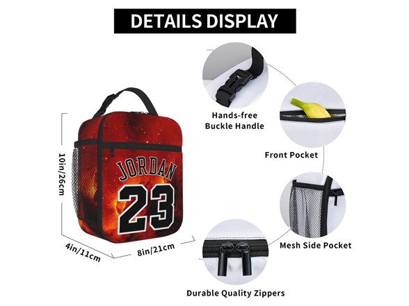 Auqizbx Basketball 23 Lunch Bag