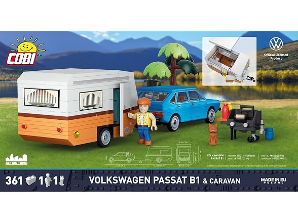 COBI Volkswagen Passat B1 with Caravan