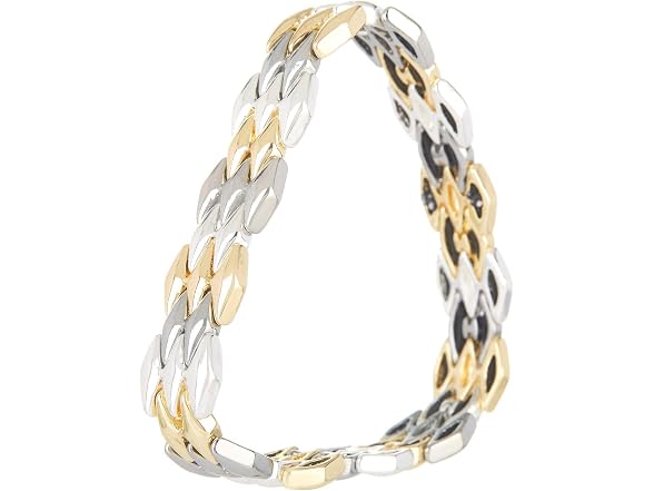 Nine West Women's Tri-Tone Stretch Bracelet