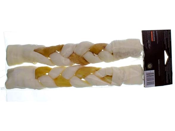 Hartz 10" Pig Skin & Rawhide Chews 4Pk