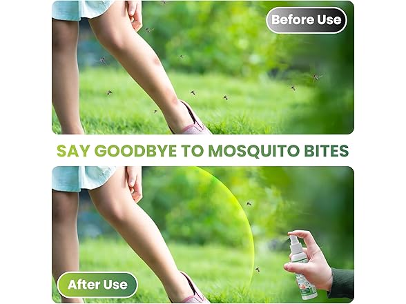 (2 Pack) Mosquito Repellent Spray | 2oz