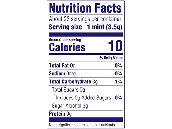 Life Savers Pep O Mint Sugar Free Candy, 2.75 oz