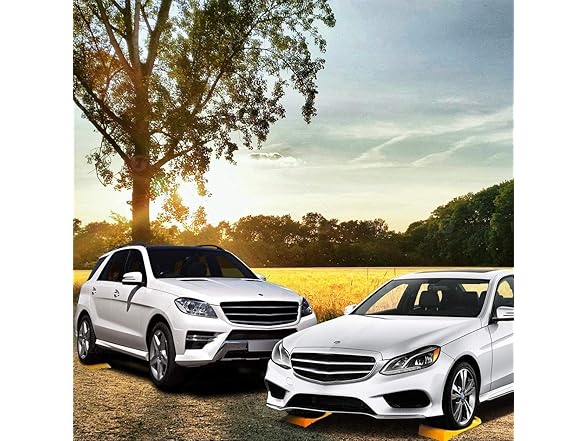 ZONETECH Tire Saver Ramps - Premium Quality Anti- Slip Desig (Open Box)