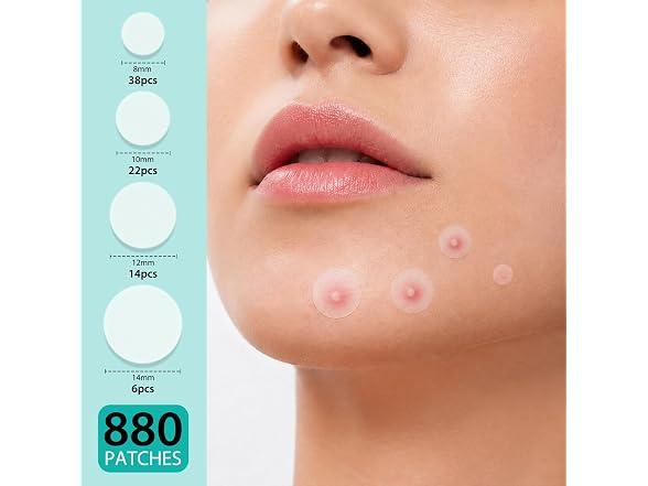 PatchCare 880pcs Pimple Patches