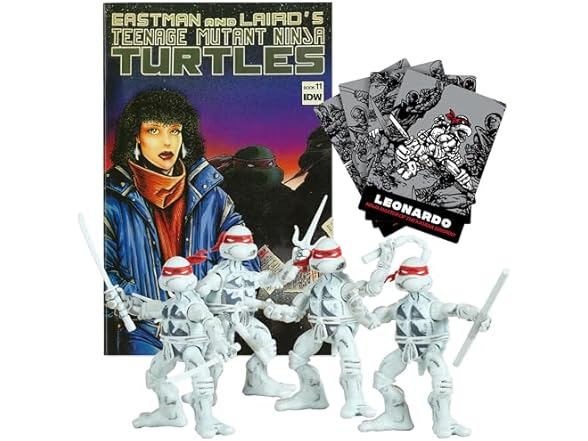 Teenage Mutant Ninja Turtles: Black and White Figures