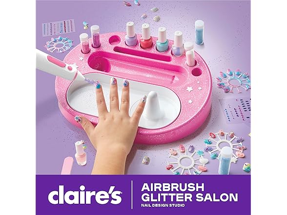 Claire's Claire's Kids Nail Art Kit, 67-Piece Air