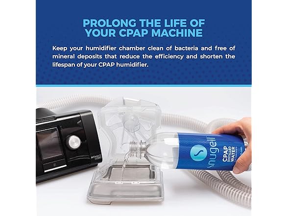 Snugell Snugell CPAP Water12pk 16.9oz