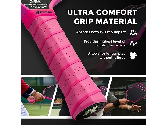 Pink Carbon Fiber Pickleball Paddle