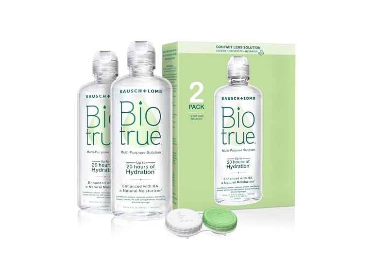 (3-Pack) Biotrue Contact Solution, 2-Count