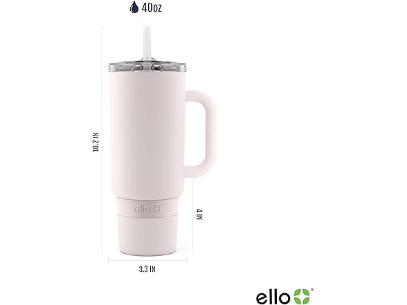 Ello Port 40oz Tumbler with Carry Loop