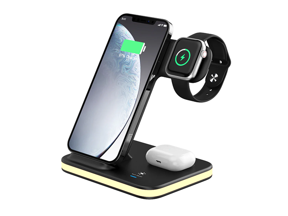 4-in-1 Wireless Charger with Night Light
