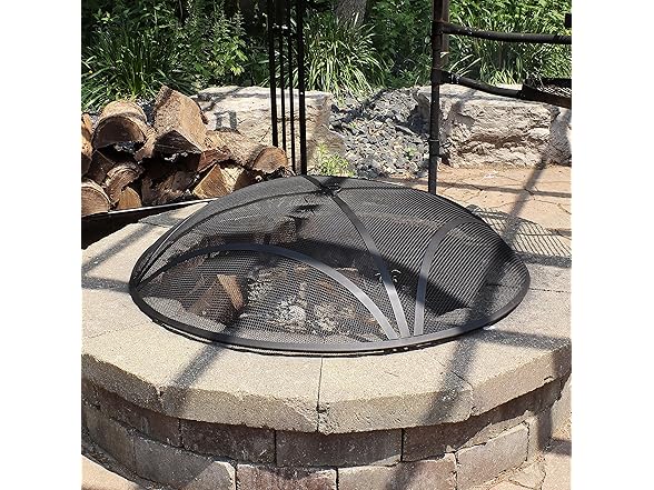 Sunnydaze Decor NB-913 40in Black Spark Screen Black